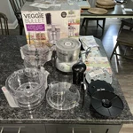 Open Box *veggie Bullet Shred, Slice & Spiralize Food PROCESSOR*VB-102. Fixed Price $99.00.