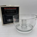 Kitchenaid Mini Plastic Bowl For Kfpmb Food Processor Sabatier Made France. Fixed Price $12.74.