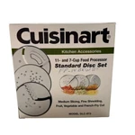 Cuisinart Kitchen Accessories 11 7 Cup Food Processor Standard Disc Set. Fixed Price $26.00.