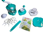 Genius Manual Food Processor Mixer Cutter System Slicer Chopper Whip Blades New. Fixed Price $35.00.