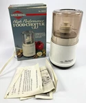 West Bend 6501 High Performance Food Chopper Processor Puree Coffee Grinder. Fixed Price $34.00.