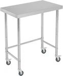 Garvee Commercial Stainless Steel Table, Kitchen Prep Indoor/outdoor Use. Fixed Price $66.95.