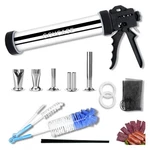 2LB Large Capacity Stainless Steel Jerky Gun Kits, Sausage Stuffer Machine, M.... Fixed Price $52.39.