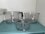 Cuisinart FP-14DC Food Processor Work Bowls (3) Small Medium & Large. Fixed Price $54.99.