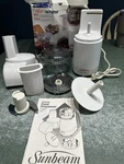 Sunbeam Oskar Model 14181 (4817 Food Processor Complete & Tested -similar 14081. Fixed Price $60.00.