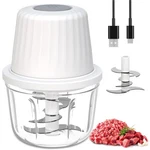 Mini Food Chopper Cordless, 400ML Small Processor 1.6CUP, Battery Usb-re.... Fixed Price $24.55.