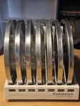 Vintage Cuisinart DLC-7 Food Processor Disc Set W/ Holder Fs Ms 4MM 6MM 3X3 6X6. Fixed Price $39.95.