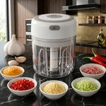 250ML Electric Garlic Chopper, Mini Portable Veggie Choppers, Grinder Mas. Fixed Price $11.99.