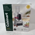 Cuisinart Cup Chop & Food Processor FP-5 Fine And Medium Shredding. Fixed Price $69.95.