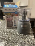 Hamilton Beach Gray Chopper Stack & Press Food Processor Mini 3 Cup 72740. Fixed Price $25.00.