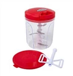 New Cuisinart Prep Express Manual Food Processor CTG-00-PCH4RED Set. Fixed Price $14.50.