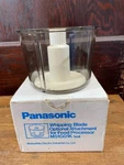 Panasonic Whipping Blade Food Processor Attachment Kit No M51G01K New Old Stock. Fixed Price $14.98.