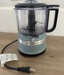 Kitchenaid 3.5 Cup Mini Food Processor Matte Blue Fog Space Saver $69 Tested. Fixed Price $29.87.
