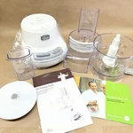 Wolfgang Puck 4 Cup Continuous Flow Food Processor Bistro Collection BFPR0035CF. Fixed Price $54.90.