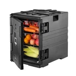 82QT /90L Insulated Food Pan Carrier Stackable Catering Dishbox Chafing. Fixed Price $159.69.