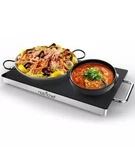 Nutrichef Electric Warming Tray Stainless Steel 180W / Food Warmer Easy To Clean. Fixed Price $68.00.