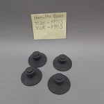 Hamilton Beach Scovill Food Processor, Rubber Feet - Set Of 4, Models 702R 70300. Fixed Price $5.99.