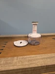 Kitchen Hq Quick Push Press Mix Chopper Prep Food Tool White Marble. Fixed Price $22.33.