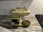 Vintage Oster Regency Kitchen Center Mixer Turntable And Small Glass Bowl-tested. Fixed Price $29.99.