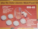 Oster Kitchen Center Pasta Accessory 939-65. Fixed Price $29.98.