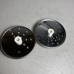 Lot Of 2 Kitchenaid Processor KFP600 Cutting Grating Slicing Discs Blades. Fixed Price $10.00.