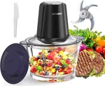 New Food Processor Meat Grinder Electric 500W Vegetable Chopper With 8 Cup Glass. Fixed Price $42.99.