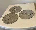 Moulinex La Machine Model 354 Shredding Slicing Disks Food Processor Faces -. Fixed Price $12.74.