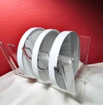 Oster Kitchen Center Food Processor Disc Blades 3 French Fry Thick Thin + Rack. Fixed Price $15.50.