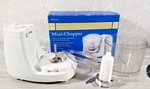 MC115 Mini-chopper 1.5 Cup Food Processor Box White. Fixed Price $14.95.