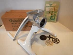 Vtg Rival Grind-o-mat Meat Grinder & Food Chopper Model 354 W/ Box. Fixed Price $18.00.