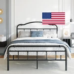 Bosrii 18 Inch Full Size Metal Bed Frame Headboard And Footboard Heavy Duty. Fixed Price $268.95.
