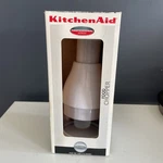 New Kitchenaid Manual Hand Food Chopper: Model KG304WH, In White. Fixed Price $24.99.