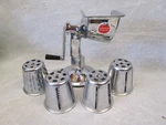 Healthy Gourmet Kitchen King Kutter Manual Cutter W/ 4 Cone Processor Blades. Fixed Price $89.99.