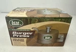 Lem Non-stick Adjustable Burger Press. Fixed Price $30.00.