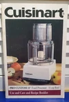 Vtg Cuisinart Custom 11 Food Processor Manual Use Care Recipe Booklet DLC8. Fixed Price $9.99.