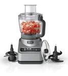 Ninja Professional 9-CUP Food Processor, 3 Auto-iq Presets, Chop, BN600, Silver. Fixed Price $80.99.