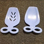 P.j. Maxwell Extra Hands Food Chef Servers Blue Kitchen Utensil Salad Wing Toss. Fixed Price $9.00.
