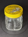 Vintage 8OZ Osterizer Mini Blend Storage Clear Glass Jar W Lid Container. Fixed Price $12.00.