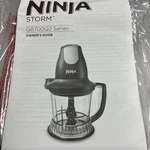 Ninja Storm QB700Q2 Series Blender Food Processor Ice Crusher Orange- Nib. Fixed Price $34.99.