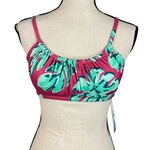 Beach Betty By Miracle Brands Small Bikini Top Swim Padded Cup Tropical Leaf New. Fixed Price $12.72.
