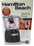 Hamilton Beach Black 3 Cup Stack Press Food Chopper Model: 72850 Brand New!. Fixed Price $19.99.