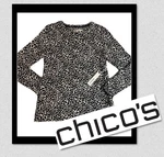 Chico 1 - Touch Of Cool Fab Dot New Women Top Black White Long Sleeve Nwt. Fixed Price $28.08.