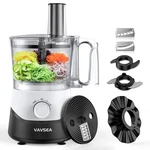 Vavsea Food Processor And Vegetable Chopper, 500W Electric White. Fixed Price $32.00.