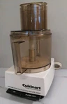 Vtg Cuisinart DLC-7E Food Processor 14 Cup Amber Bowl Slicing Disc Japan Tested. Fixed Price $80.00.