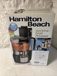 Hamilton Beach 70721 10 Cup Stack And Snap Food Processor - Black. Fixed Price $49.95.
