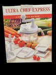 Ultra Chef Express Salsa Maker 7 In 1 Chopper, Slicer, Shredder, Juicer, Whipper. Fixed Price $35.99.