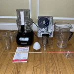 Kitchenaid Food Processor 12-CUP KFP750OB1 & Blades Attachments Manual Working. Fixed Price $174.99.