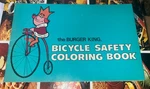 Vintage 1960S The Burger King Bicycle Safety Coloring Book Fast Food Premium. Fixed Price $8.00.