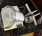 Cuisinart Custom 11 Food Processor DLC-8S White Lot W/ Accessories Works. Fixed Price $50.00.