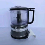 Kitchenaid KFC3516 3.5 Cup Mini Food Processor Gray/black Pulse 2-SPEED. Fixed Price $27.00.